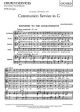 Communion Service: G: Satb And Organ (OUP)
