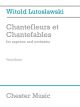 Chantefleurs Et Chantefables: Soprano Voice and Orchestra