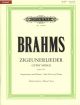 Gypsy Songs Op.103: Zigeunerlieder: Medium Voice & Piano (Peters)