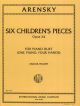 Six Childrens Pieces: Op.34: Piano (International)