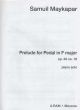 Prelude For Pedal F Major Op.38 No.19: Piano