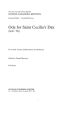 Ode On St Cecilias Day: Vocal Score