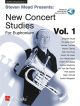 New Concert Studies 1: Euphonium: Bass Clef: Book & Audio