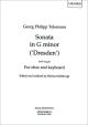 Sonata In G Minor (Dresden): Oboe & Piano TWV41 (OUP)