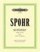 Violin Concerto D Minor Op.2: Violin & Piano (Peters)