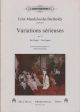 Variations Serieuses: Op.54: Organ (Ausgabe)