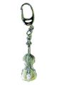 Gift: Keyring: Cello: Pewter