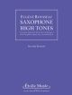 Saxophone High Tones