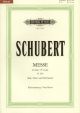 Mass In Eb Major D950: Vocal Score (Peters)