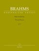 Piano Pieces: Op119: Piano (Barenreiter)