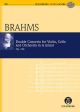 Double Concerto: Vln Vc And Orchestra: A Min: Op102: Miniature Score  & Cd (Audio Series No 64)