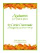 Autumn: Op.35 No.2: Flute And Piano  (Pressor)