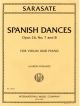 Spanish Dances: Op26: No7&8: Violin & Piano