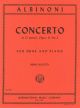 Oboe Concerto Op.9/2 D Minor: Oboe And Piano (International)