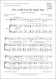 If Ye Would Hear The Angels Sing: Vocal SATB (OUP)