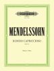 Mendelssohn: Rondo Capriccioso: Piano (Peters)