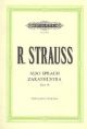 Also Sprach Zarathustra: Op 30: Study Score: Miniature Score