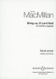 Macmillan: Bring Us O Lord God: Satb And Organ: Vocal Score