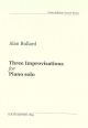 Three Improvisations: Piano Solo
