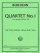 Borodin: String Quartet: 1: A Major: Parts