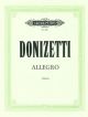 Donizetti: Allegro In F: Piano (Peters)