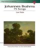 Vocal Library: Brahms: 75 Songs: Low Voice (Hal Leonard)