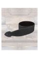 Leathergraft Guitar Strap -  Leather - Softy 2.5" - Black