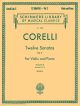 Twelve Violin Sonatas Op.5 Vol.2 (Nos. 7-12): Violin & Piano (Schirmer)