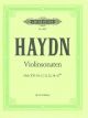 Five Sonatas For Violin And Piano: 17 31 32 38 And 43b (Peters)