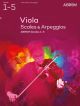 ABRSM: Viola Scales & Arpeggios: Grade 1-5: From 2012