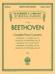 Piano Concertos Complete 1 -5: 2 Pianos 4 Hands (schirmer)