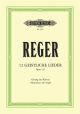 12 Geistliche Lieder: Spiritual Songs: Op 137: Vocal And Piano (Peters)