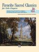 Favourite Sacred Classics: Medium High For Solo Voice & Piano Book & Cd