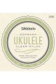 D'Addario EJ65S Clear Nylon Soprano Ukulele String Set