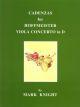 Cadenzas For Concerto In D Major: Viola
