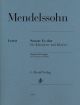 Sonata In Eb: Clarinet & Piano (Henle)