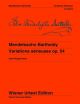 Variations Serieuses 54: Piano  (Wiener Urtext)