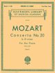 Concerto: D Minor:  Kv466: Piano (Schirmer)