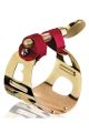BG LD1 Gold Plated Duo Ligature For Alto Sax & Clarinet
