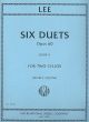 Lee: 6 Duets Op60: Book 2: Two Cellos (IMC)