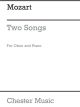 Two Songs For Oboe And Piano