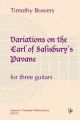 Variations On The Earl Of Salisburys Pavane: 3 Guitars