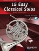 Play-Along Series 15 Easy Classical Solos: French Horn Book & Audio