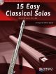 Play-Along Series 15 Easy Classical Solos: Flute Book & Cd