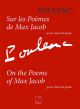 On The Poems Of Max Jacob: Solo Voice & Piano