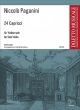 24 Capricci For Solo Violin
