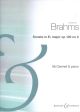 Sonata Op.120 No.2 Eb Major: Clarinet & Piano (B&H)