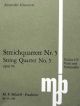 String Quartet No 5 D Minor, Op.70: Study Score (Belaieff)