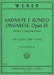 Andante & Rondo Ongarese, Op.35 Viola & Piano (International)