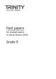 Trinity Past Paper Grade 5 2013